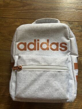 adidas Light Gray Lunch Bag with Copper Logo